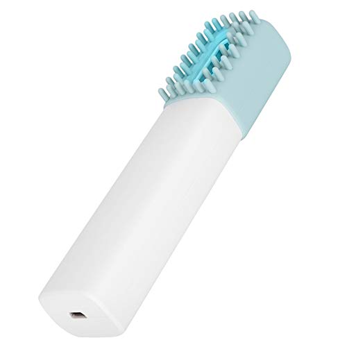  SAZAO Dog Massage Comb, Pet USB Charging Pet Comb, Anti?Acne Pet Comb, Handheld UV Light Dog Grooming Comb