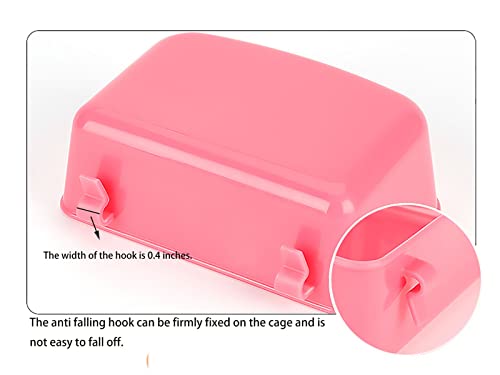  AMZSYLV 12 Pack Rabbit Feeder Waterer Chicken 15OZ Guinea Pig Cage Bowl Food Water Hanging Watering Container Feeding Dish Coop Cup Treats Drinker For Pigeon Dove Puppy Cat Bird Bath Basin Hamster Bed