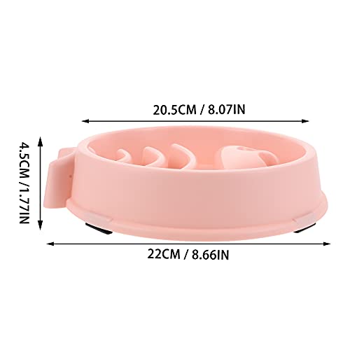  Hemobllo 1Pc Dog Chokeproof Bowl Cat Dog Dish Bowl Pet Slow Eating Training Bowl