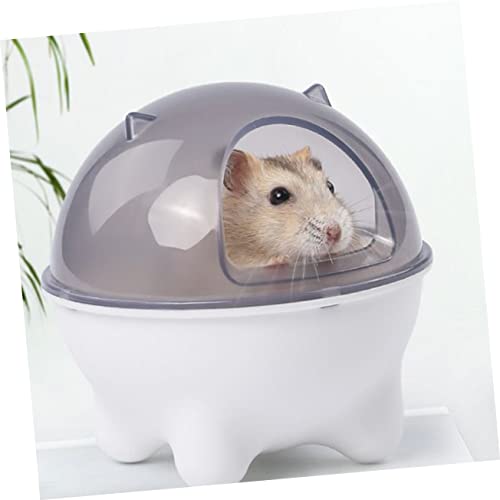  3pcs Hamster Cage Accessories Puppy Litter Box Puppy Accessories Hamster Bath Sandbox Sand Thicken Plastic Sand Bathtub Bed Linings Bath Sand Toy Tray Pet White Puppy Chow Dog Food