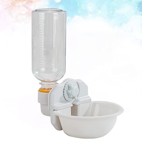  3pcs Plastic Bottle Pigeon, Feeder, Automatic Dispenser Cat Cats Bird Tool - Drinking Bowls With White Pigeon For Cage Dog Food Tool, Accessories Kitten Dogs Bowl- Rabbit