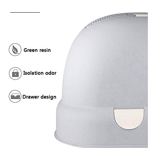  SHUTING2020 Cat Litter Box Kitty Litter Boxes Cat Litter Bowl Full Closed Drawer Cat Food Cat Toilet Large Cat Sand Bowl Anti-Splashing Cat Pot Pot Pull Deodorant Kitty Litter Loo Litter Litter Box