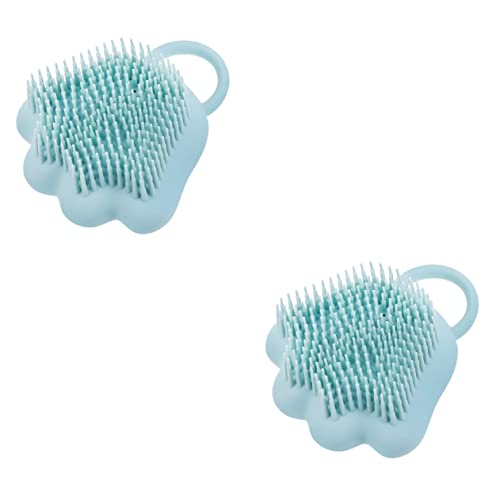  Iplusmile 3pcs Pet Bath Brush Fluff Off Deshedding Shampoo Shower Hair Brush Puppy Shampoo Kitten Shampoo Cat Grooming Massager Silicone Bath Brush Kitten Bath Massager Pet Shedding Brush