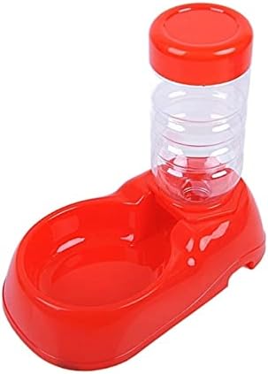  AACARB Cat Water Dispenser, Automatic Pet Feeder Bottles Water Dispenser Water Bowl For Dogs (Size : Red)