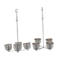  POPETPOP Parrot Food Parrot Food Pet Feeder Parrot Food Cups Stainless Steel Cups For Feeding Pet Pet Dog Squirrel Cat Food Bowl Silver Water Feeding Cups Cockatiel Food