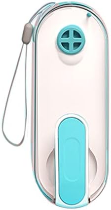  AACARB Cat Water Dispenser, Pet Dog Water Dispenser Feeder Foldable Gourd Bottle Bowl Drinker Filter Carbon Portable Outdoor Hiking Travel Cup Drink (Size : Cyan Blue)