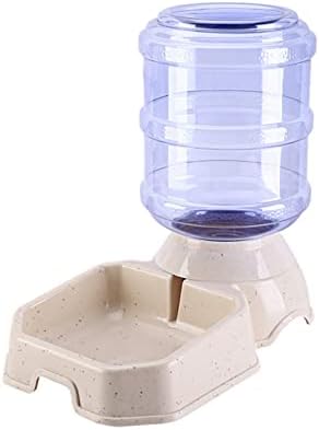  AYENCI Cat Automatic Water, 3.8L Dog Bowl Automatic Cat Feeder Large Capacity Pet Bowl Water Bottle For Cat Food Dish Water Dispenser Pet Feeding Supplies (Color : Green Food Feeder)