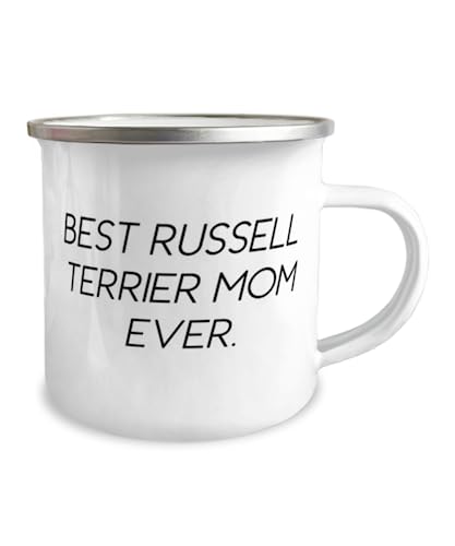 GENERIC Nice Russell Terrier Dog Gifts, Best Russell Terrier Mom Ever, Birthday 12oz Camper Mug For Russell Terrier Dog From Friends, Pet Toys, Cat Toys, Dog Toys, Pet Food, Cat Food, Dog Food