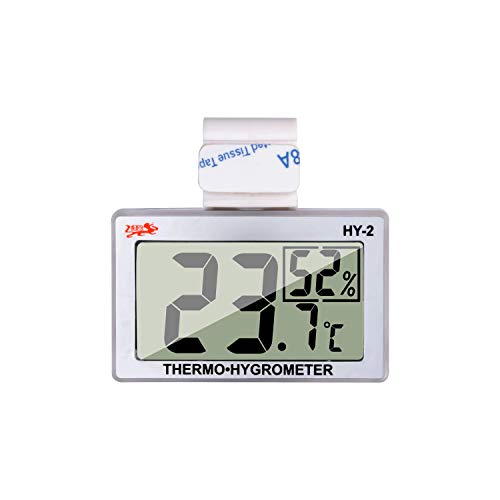  Reptile Thermometer Humidity And Temperature Sensor Gauges Reptile Digital Thermometer Digital Reptile Tank Thermometer Hygrometer With Hook Ideal For Reptile Tanks, Terrariums