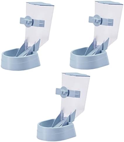  Hamster Accessories Cat Food Dispenser Cat Food Dispenser 2pcs Automatic Feeder Dog Automatic Feeder Pet Plastic Sky-Blue Food Bowl Hamster Food Hamster Food
