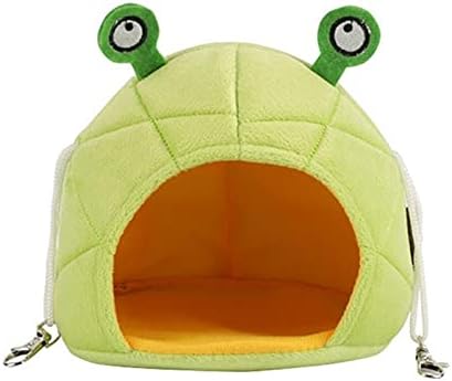  JKXWX Pet Hammock Cute Pet Nest Fruit Animal Food Nest Hanging Bed Hamster Hammock Small Animal Accessories For Hamster Rabbit Pet Hammock Bed (Color : Light Grey)