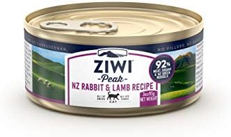  ZIWI Peak Canned Wet Cat Food – All Natural, High Protein, Grain Free, Limited Ingredient, With Superfoods, Lamb, 6.5 Ounce (Pack Of 12)