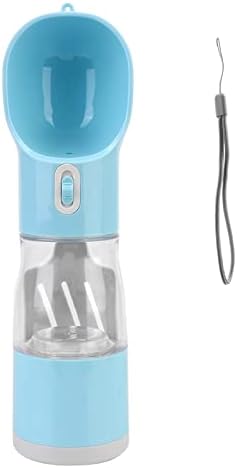  AACARB Cat Water Dispenser, Pet Dog Water Bottle Pet Water Dispenser Portable Feeder And Poop Bags Cat Dogs Outdoor Travel Drinking Bowl With Poop Shovel (Size : Rosa)