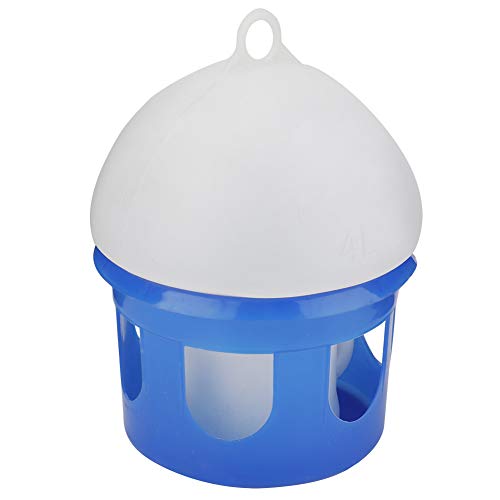  Milltrip Automatic Pigeon Feeder House Design Cover Feeding Food Dispenser Sand Case Multi Functional Pet Birds Parrot Container Supplies Dustptoof(4L)
