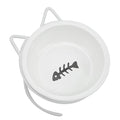  GLOGLOW Raised Ceramic Litter Prevents Vomiting Lutbar Reduces Dog Litter Pressure