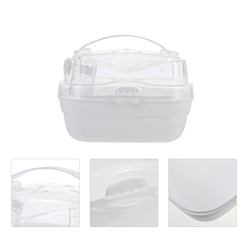  Travel Backpack Hamster Backpack Hamster Container Portable Hamster Container Small Pet Carrying Cage Chinchilla Travel Feeding Case Hamster Backpack Travelling Backpack Hamster Cage