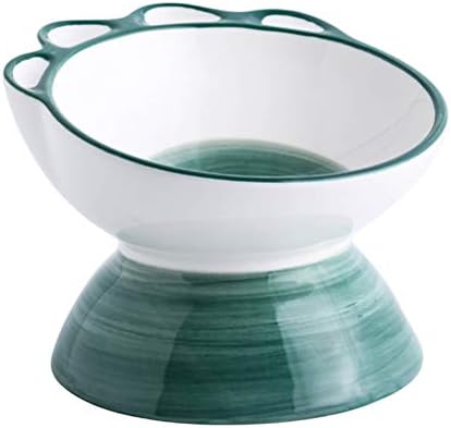  Pet Bowl 1Pc Dinosaur Claw Pet Bowl Pet Feeder Pet Feeding Bowl Cat Bowl Dog Bowl (Green)