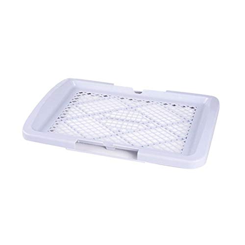  YangYan 3 Layers Large Dog Pet Potty Training Pee Pad Mat Puppy Tray Grass Toilet Simulation Lawn For Indoor Potty Training Pet Supply (Color : Light Green, Size : L 46x32x5 Cm)