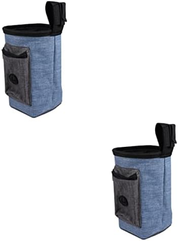  3pcs Accessories Walking Multi-Function Treat Pet Pouch And Snack Carries Toy Picnic Snacks Training - Travel Food Blue Storage Easily Portable For Design Outdoor Dog Draw Bag