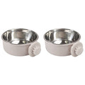  Small S Animal For Dog Macaw Food Steel Feeder Stainless Cockatiel Bowls Bird Cage Conure Feeding Bows Water Parrot Size Puppy Hanging Grey Chinchilla Cups Coop Budgies Bowl Dish