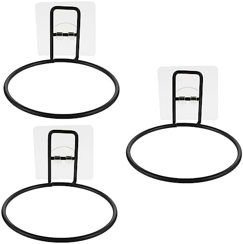  POPETPOP 3pcs Bowl Holder Bird Accessories Wall Mounted Planters Wall Mounted Clothing Rack Wall Mounted Planter Ring Wall Mounted Hooks Flower Pot Ring Bracket Cat Feeding Shelf Pet Supply