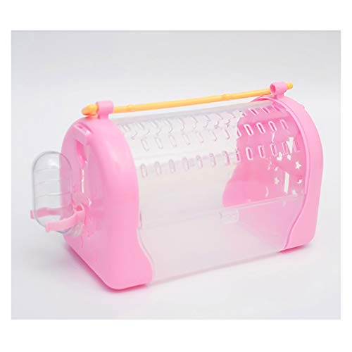  DEPILA Feeding Bird Carrier Lightweight Bird Carrier, Bird Travel Cage， Lightweight Pets Birds Travel Cage With Food Cup Food Box Economy Bird Cage Parrot Parakeet Macaw Small Bird Box