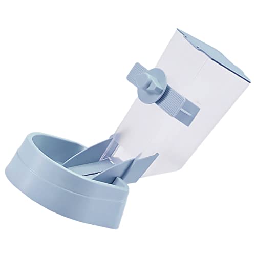  Hamster Accessories Cat Food Dispenser Cat Food Dispenser 2pcs Automatic Feeder Dog Automatic Feeder Pet Plastic Sky-Blue Food Bowl Hamster Food Hamster Food