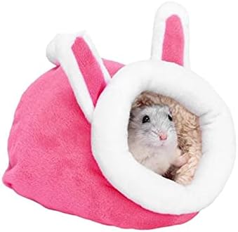  JKXWX Pet Hammock Cute Pet Nest Fruit Animal Food Nest Hanging Bed Hamster Hammock Small Animal Accessories For Hamster Rabbit Pet Hammock Bed (Color : Light Grey)
