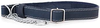  Euro-Dog Affordable European Luxury Soft Leather Martingale Dog Collar Made In USA