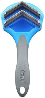  YangYan Dog Hair Removal Comb For Dogs Brush Grooming Tool For Matted Long Hair Pet Hair Shedding Comb (Color : Orange)
