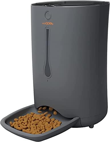  WOPET Automatic Dog Feeder, 7L Pet Food Dispenser For Cats And Dogs, Automatic Cat Feeders With Protion Control, Voice Recorder&Programmable Timer For Up To 5 Meals Per Day
