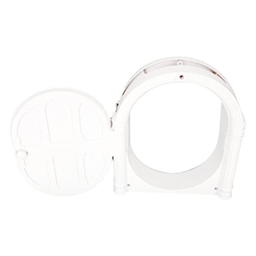 Pet Interior Door, Flapless Durable ABS Easy DIY Installation Arched Cat Door For Puppy For Indoor