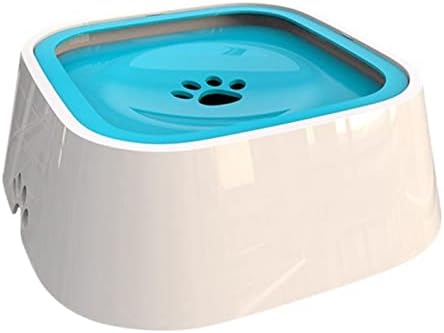  AACARB Cat Water Dispenser, Pet Dog Cat Bowl Floating Water Drinking Bowl Not Wet Mouth Splash Water Cat Bowl Not Sprinkler Portable Water Dispenser Dog Bowl (Size : Branco)
