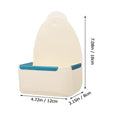  Mipcase Indoor Rabbit Hutch 2Pcs Hanging Pet Bowls Bunny Food Bowl Rabbti Hanging Cage Box Bird Cage Cups For Small Animal Dogs Puppies Cats Guinea Pigs Chinchillas White Bunny Hay
