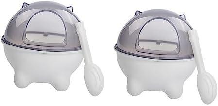  3pcs Hamster Cage Accessories Puppy Litter Box Puppy Accessories Hamster Bath Sandbox Sand Thicken Plastic Sand Bathtub Bed Linings Bath Sand Toy Tray Pet White Puppy Chow Dog Food