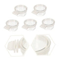  25 Pcs Parrot Feeding Box Hamster Accessories Chicken Accessories Bunny Feeder Dog Crate Bowl Bird Bowls For Cage Bird Food Container Bird Water Bowl Bird Accessory Parrot Feeder