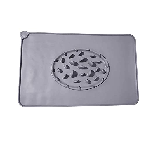  TYUXINSD Beautiful Cat Cushion Silica Gel Waterproof Cat Litter Mat Durable Non Slip Dog Mattress Protect Floor And Carpet Easy Clean Pet Bed Mat For Kittens Pink (Color : Gray)