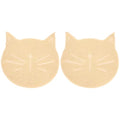  Plastic Bins Plastic Bins Portable Litter Box 2 PCS Cat Litter Mat- Cat Face Shaped Mat Cat Mat Pet Cat Face Shaped Pellet Cat Litter Kitten Litter Box Kitten Litter Box