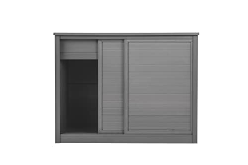  New Age Pet EHSVS24-05M Storage Cabinet, Medium, Grey