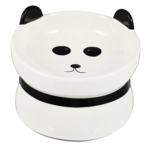  Hemobllo Anti- Flip Cat Bowl Pet Food Bowl Non- Slip Neck Guard Pet Puppy Eating Bowl