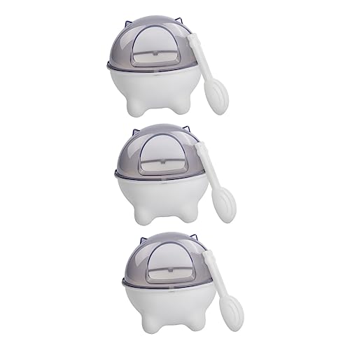  Iplusmile 3pcs Puppy Chow Dog Food Puppy Toys Sand Table Toys Hamster Bathing Sand Rabbit Litter Box Hamster House Hamster Sand Trash Can Pet Interstellar Corner White Hamster Toys