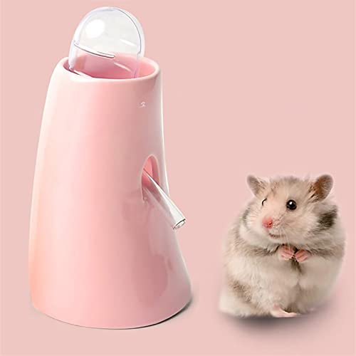  AYENCI Cat Automatic Water, Drinking Holder Hamster Feeder Pet Supplies Water Bottle Base Safe Durable Vertical Ceramics Ceramic Useful Drinker (Color : Blue)