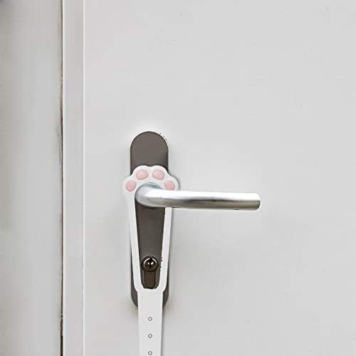  Yagosodee 2 Pcs Cat Door Holder Latch 4 Holes Adjustable Cat Door Stopper Alternative No Measuring To Keep Dogs Out Of Cat Litter Boxes And Food