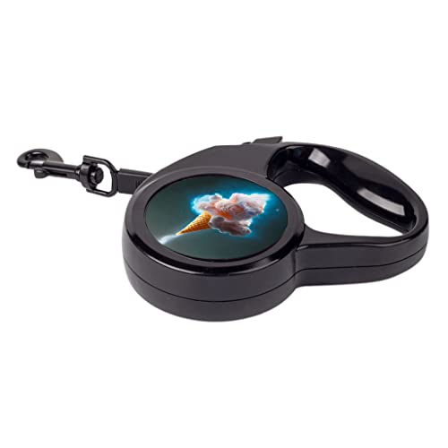 GENERIC Kawaii Food Retractable Pet Leash - Ice Cream Cone Leash - Cute Dog Leash - 197 Inches