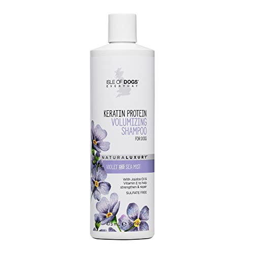  Isle Of Dogs Keratin Volume Sulfate Free Shampoo, 16 Ounce, Multicolor, 820-16