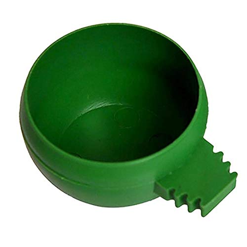  ZSQZJJ Parrot Bird Hamster Feed Bowl Cage Hanging Drinking Food Feeder Cup Bowl Feeding Bowl Tools