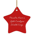  Reusable Cardigan Welsh Corgi Dog Gifts, Proud To Have A Little Cardigan, Cardigan Welsh Corgi Dog Star Ornament From Friends, , Pet Toys, Pet Treats, Pet Food, Pet Supplies, Pet Products