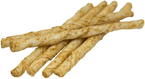 Lucky Premium Treats Chicken Basted Rawhide – All-Natural Rawhide And Beef Dog Treats For Small Dogs, Gluten Free Premium Small Dog Treats (15 Chews)