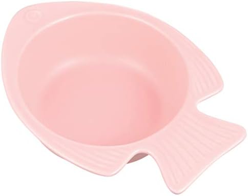 POPETPOP Ceramic Cat Bowls Pet Feeding Bowl - Raised Cat Food Bowl Ceramic Cat Bowl Elevated Pet Feeding Bowl For Dogs Cats Cat Bowls