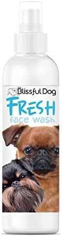  The Blissful Dog Fresh Flat Face Wash - Cleans Facial Folds And Wrinkles, 8-Ounce, Pug